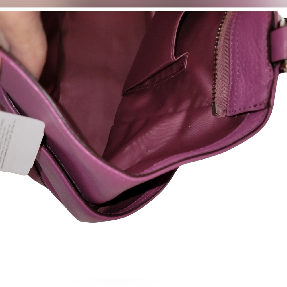 Genuine Coach Park Leather Carrie Bag in Rose with Silver Hardware NWT - Picture 4 of 13